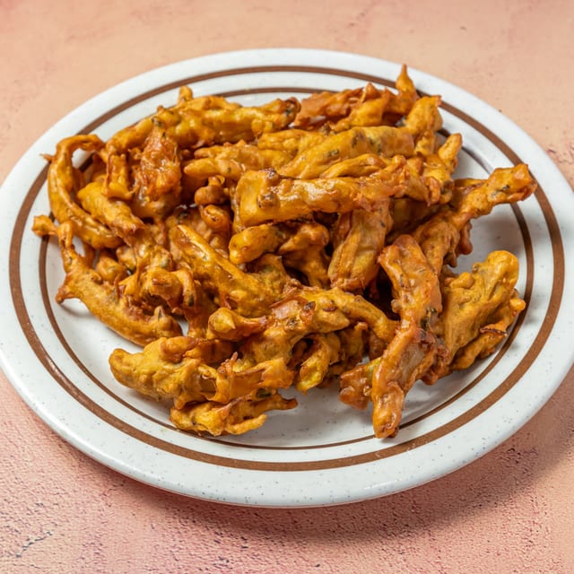 Vegan Onion Bhaji.