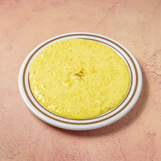 Saffron Rice Kheer (Rice Pudding).